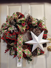 Load image into Gallery viewer, Star in the East Christmas Wreath