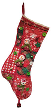Load image into Gallery viewer, Christmas Stocking with Ornaments