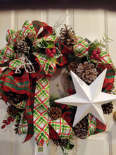 Load image into Gallery viewer, Star in the East Christmas Wreath