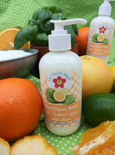 Load image into Gallery viewer, Citrus Basil Lotion with Aloe