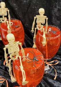 Drunkin Pumpkin Halloween Wine Spritzer Candle