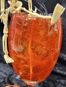 Drunkin Pumpkin Halloween Wine Spritzer Candle