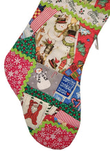 Load image into Gallery viewer, Christmas Stockings Hand Pieced
