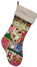 Load image into Gallery viewer, Christmas Stockings Hand Pieced
