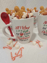 Load image into Gallery viewer, Hot Cocoa And Cinnamon Christmas Mug Candle
