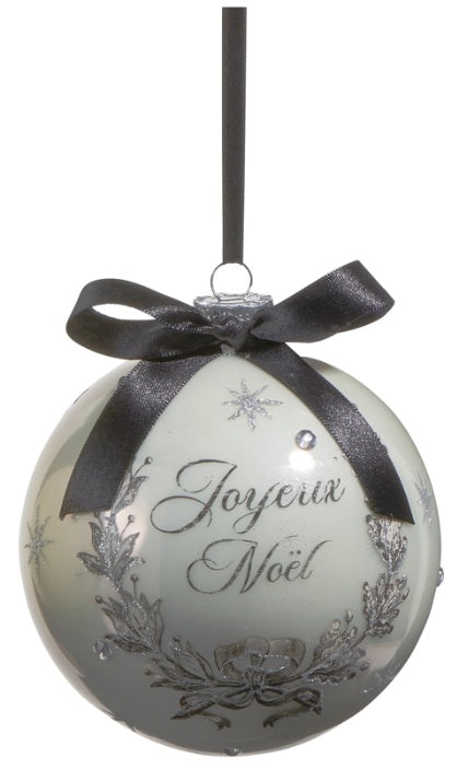 French Holiday Ball Ornament