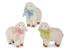 Load image into Gallery viewer, Small Wooly Lamb Figure 4 in.
