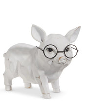 Load image into Gallery viewer, Piggies With Glasses Figure
