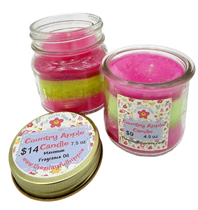 Country Apple Paraffin Candle